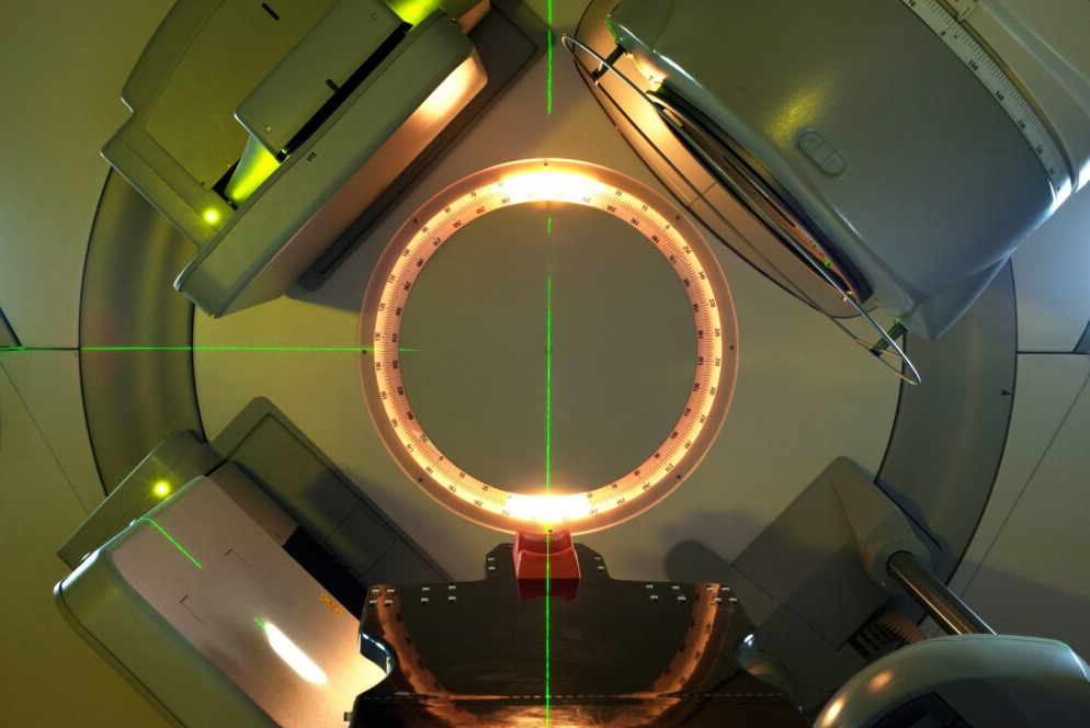 A close up view of an MR Linac machine