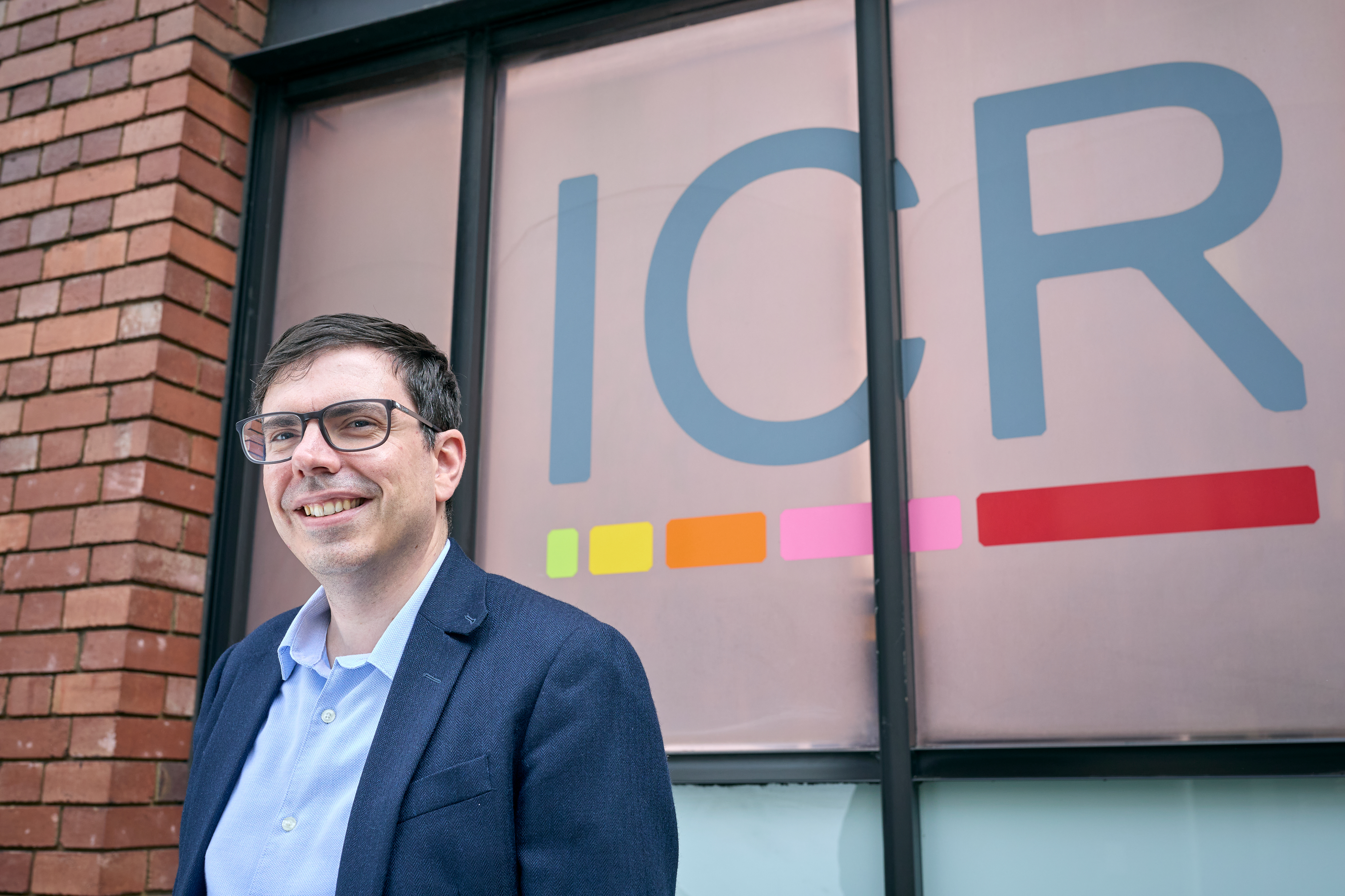 Dr Stephen John Sammut Dr Stephen John Sammut standing in front of the ICR's Chelsea labs