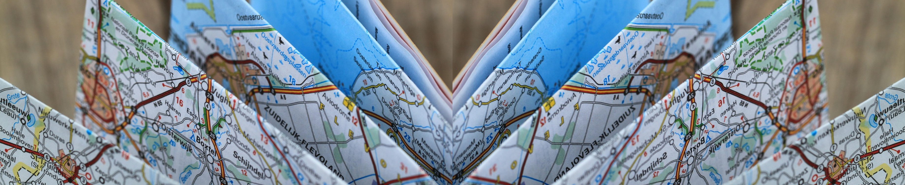 Folded road map