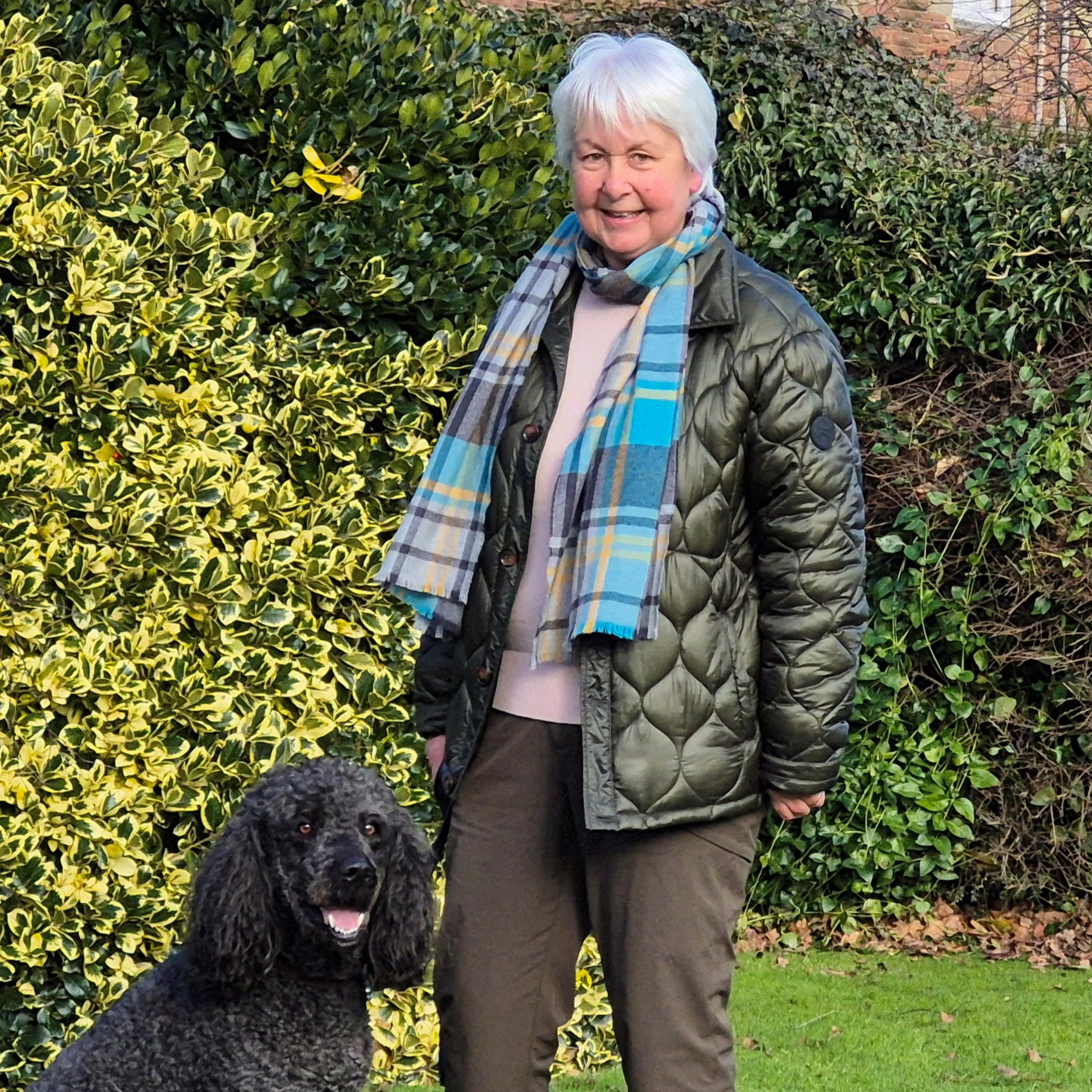 Legacy pledger - Verity with dog