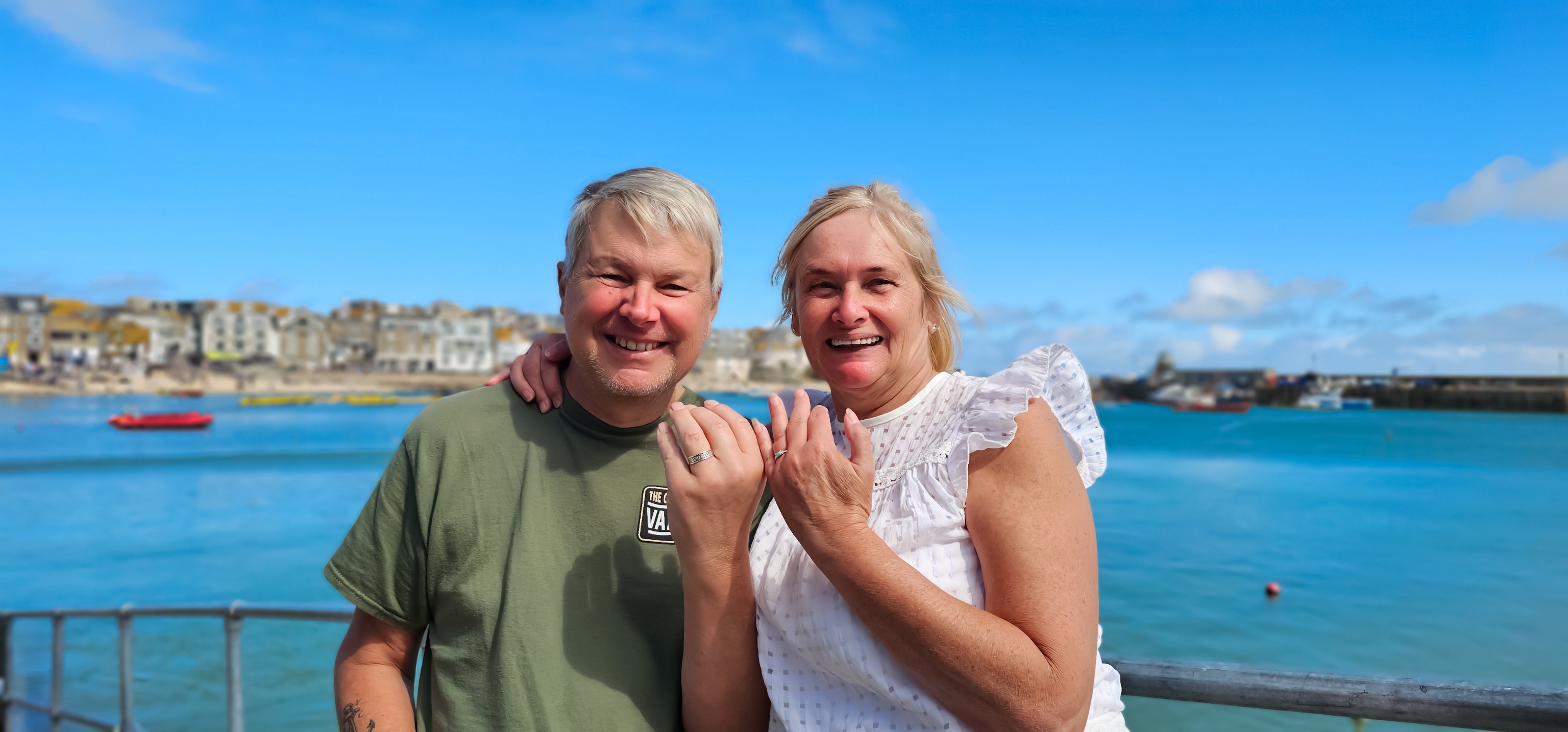 Richard with his wife, Kim (Credit: Richard Ware)