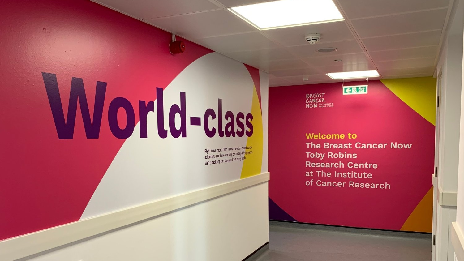 BCN building entrance Entrance of the Breast Cancer Now centre at the ICR