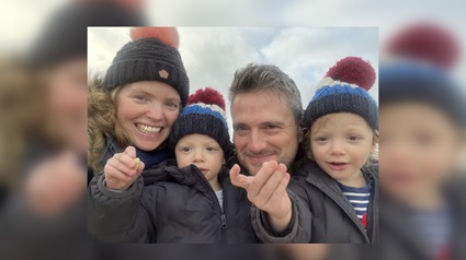 Bea Buckley with her family