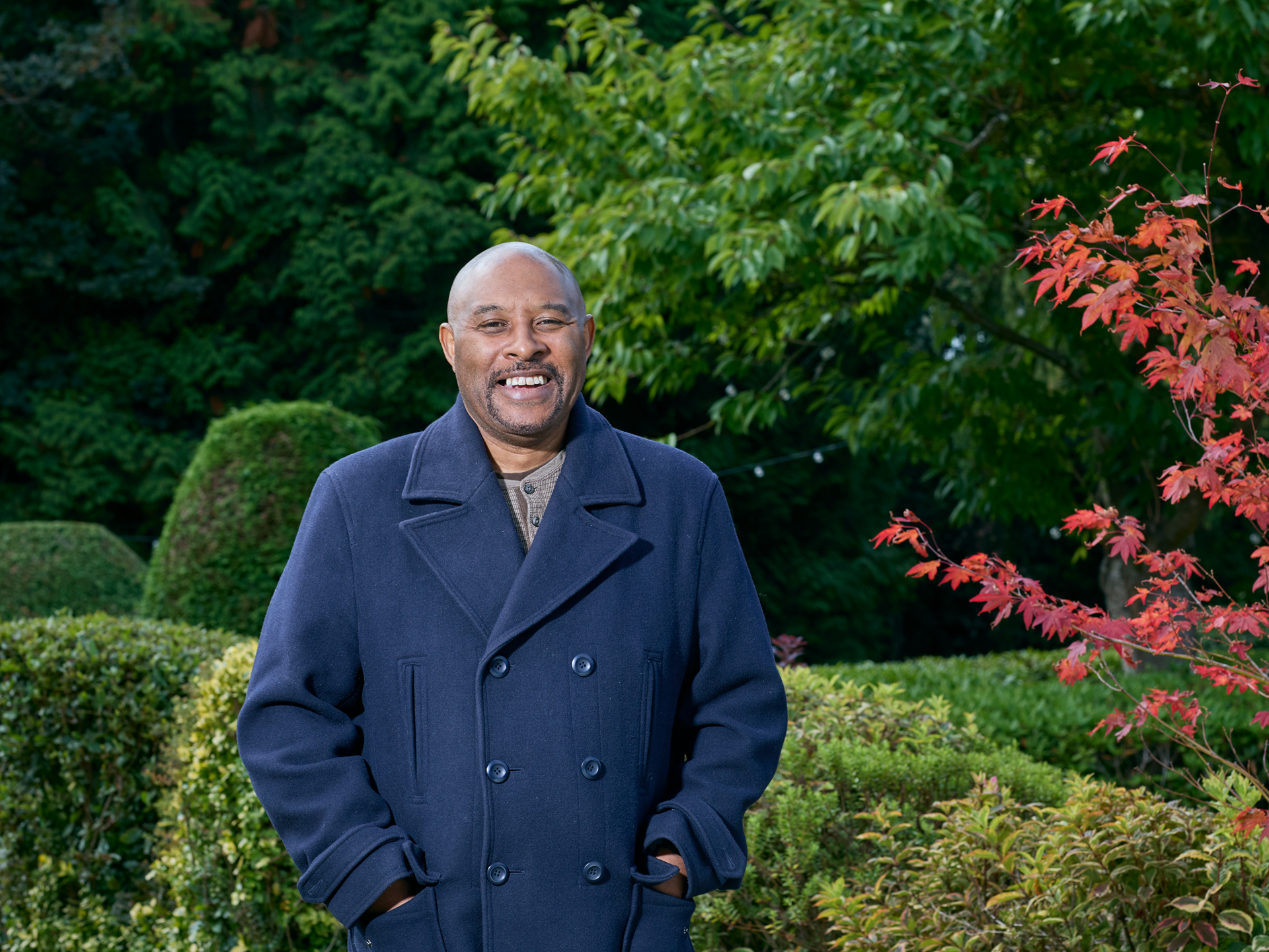 Godfrey Fletcher smiling in an outdoor park