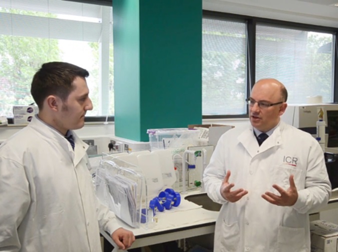 Professor de Bono presenting the Rosetta stone of prostate cancer