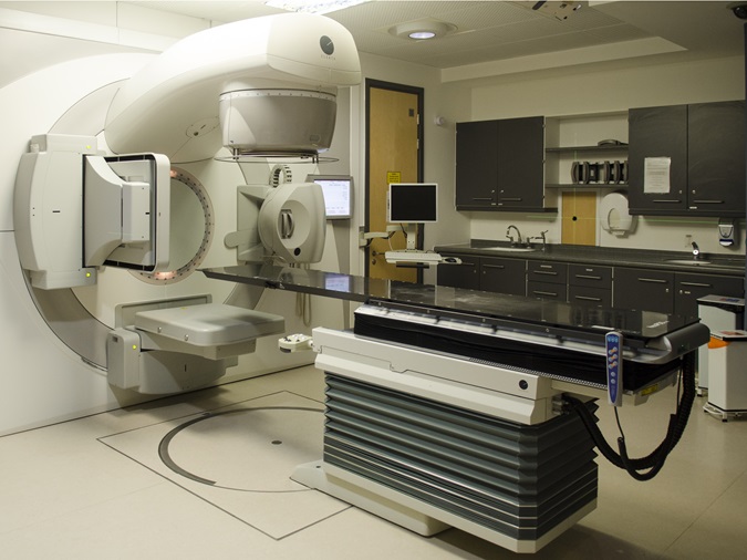 Radiotherapy suite at the ICR