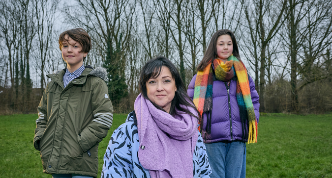 Sophie and her children - Bowel cancer