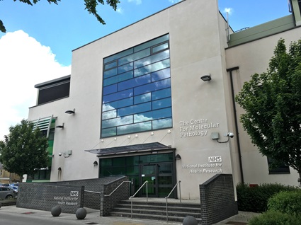 The Centre for Molecular Pathology 1.33 Exterior shot of the Centre for Molecular Pathology