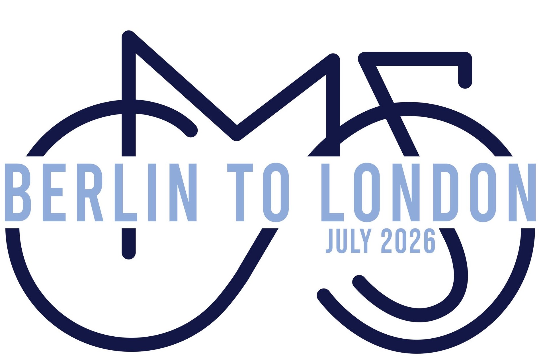 MJS cycle logo - Berlin to London July 2026