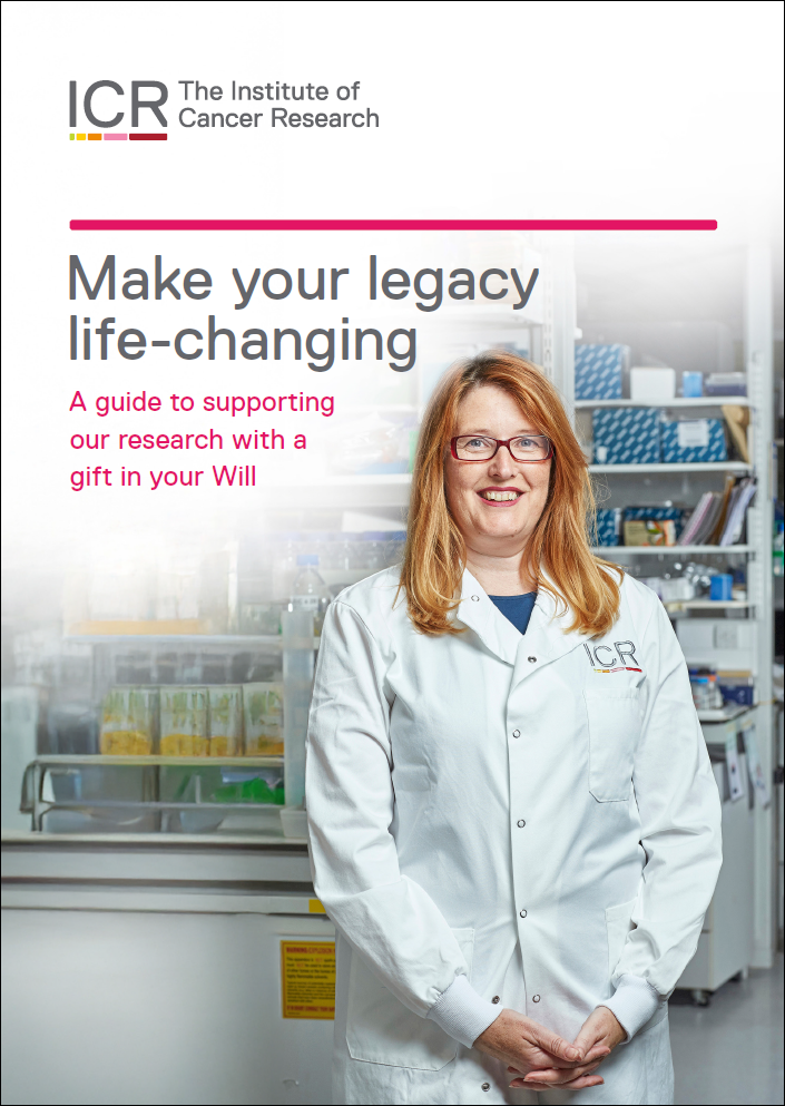 ICR Legacy Guide Front Page 'Make your legacy life-changing'