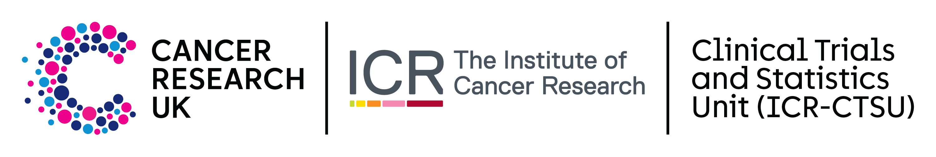 CRUK, ICR CTSU logos