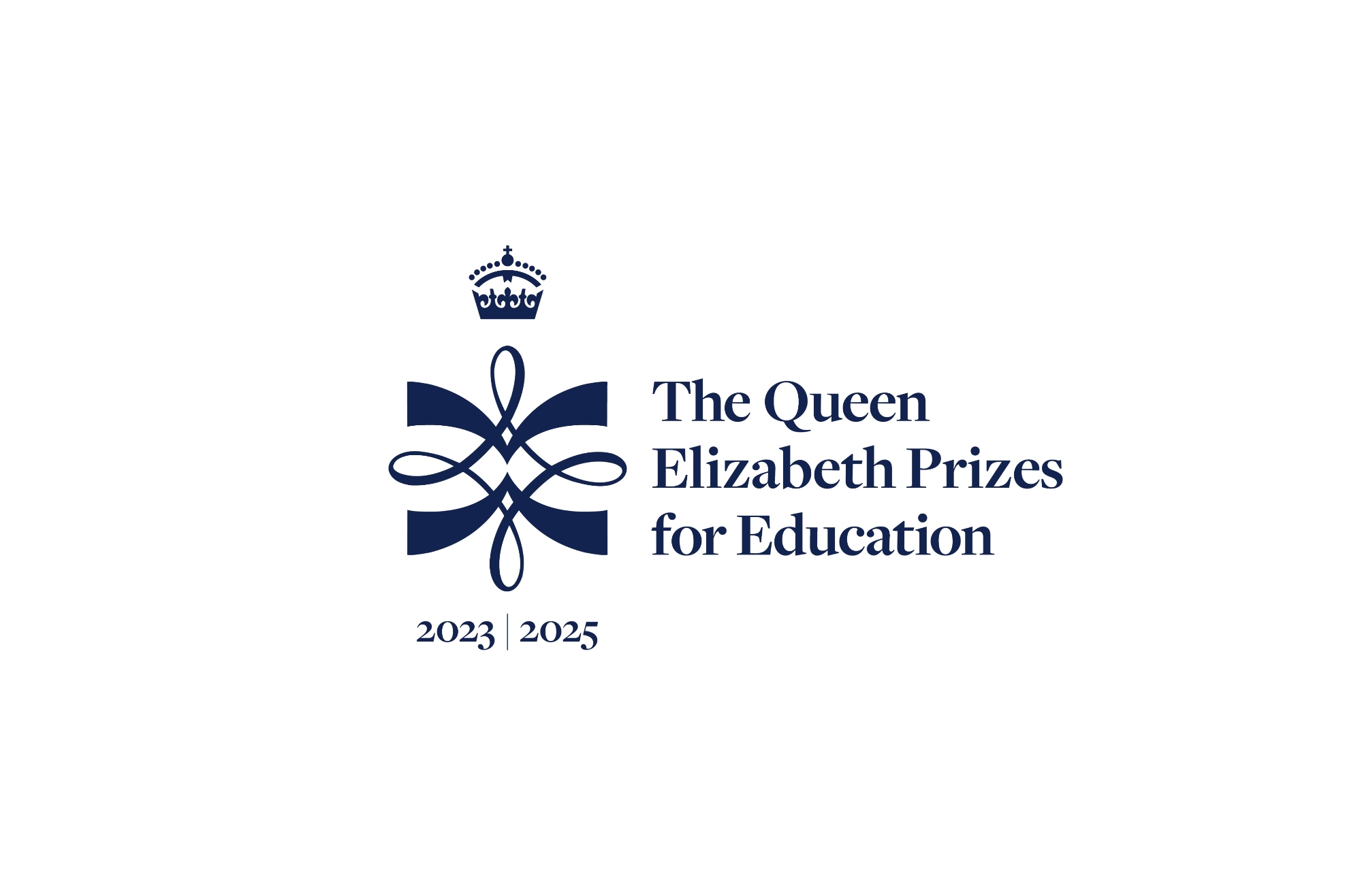 Logo for the Queen Elizabeth Prizes for Education 2023 2025