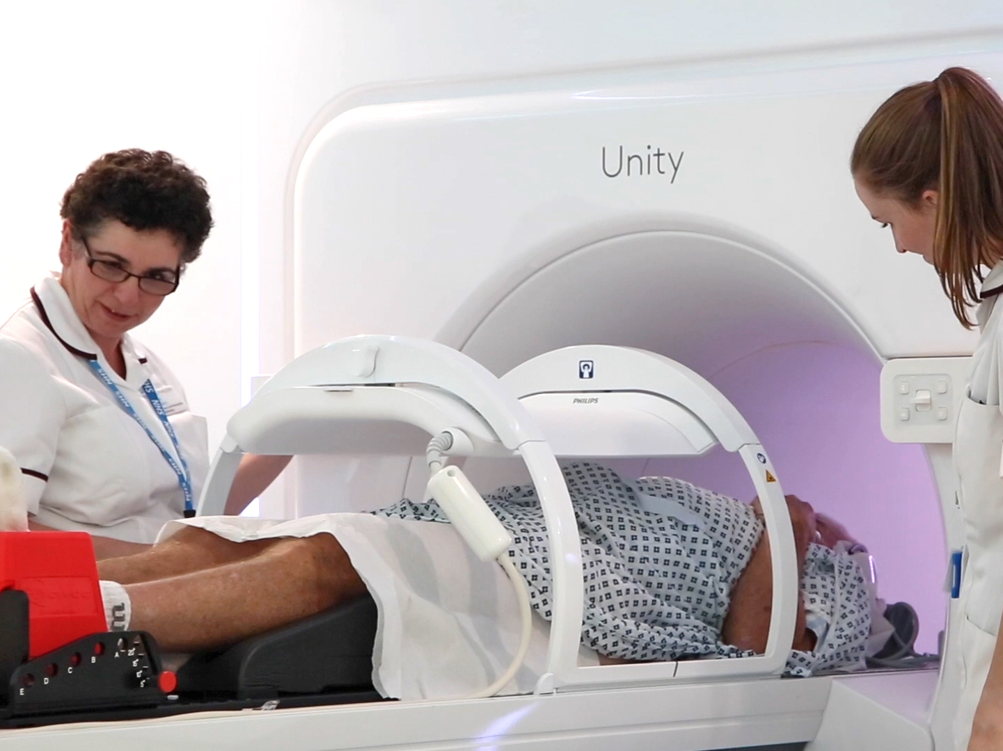 Barry Dolling going inside MR Linac