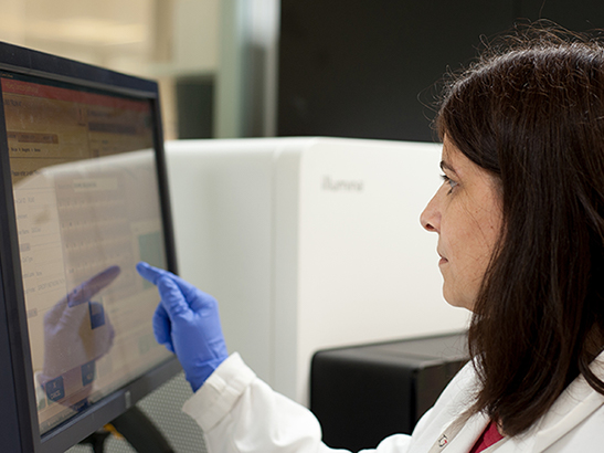 genetic sequencing credit Jan Chlebik 2011 content Photo: Jan Chlebik/ICR 2011