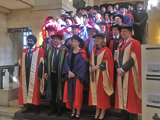 ICR graduation ceremony group shot ICR graduation ceremony group shot