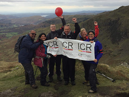 Paul Workman and ICR Climb of Life 2017 fundraisers Paul Workman and ICR Climb of Life 2017 fundraisers
