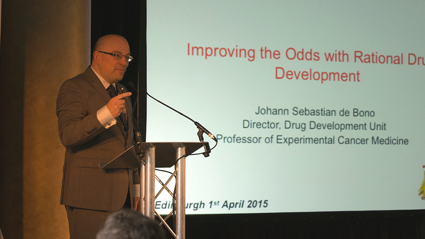 Johann de Bono talking at Horizons in Drug Discovery 2015
