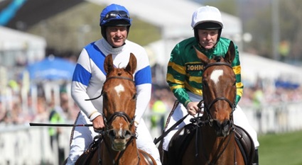 Bob Champion Jockey Bob Champion riding JonJo